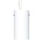 Besa Lighting Stilo 12 Cord Pendant, Opal Matte, Satin Nickel Finish, 1x11W LED 1KX-412007-LED-SN - alternate 1